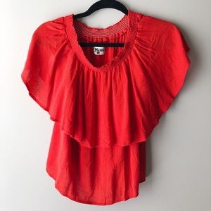 Show Me Your Mumu Crisp Red Off the Shoulder/Tube